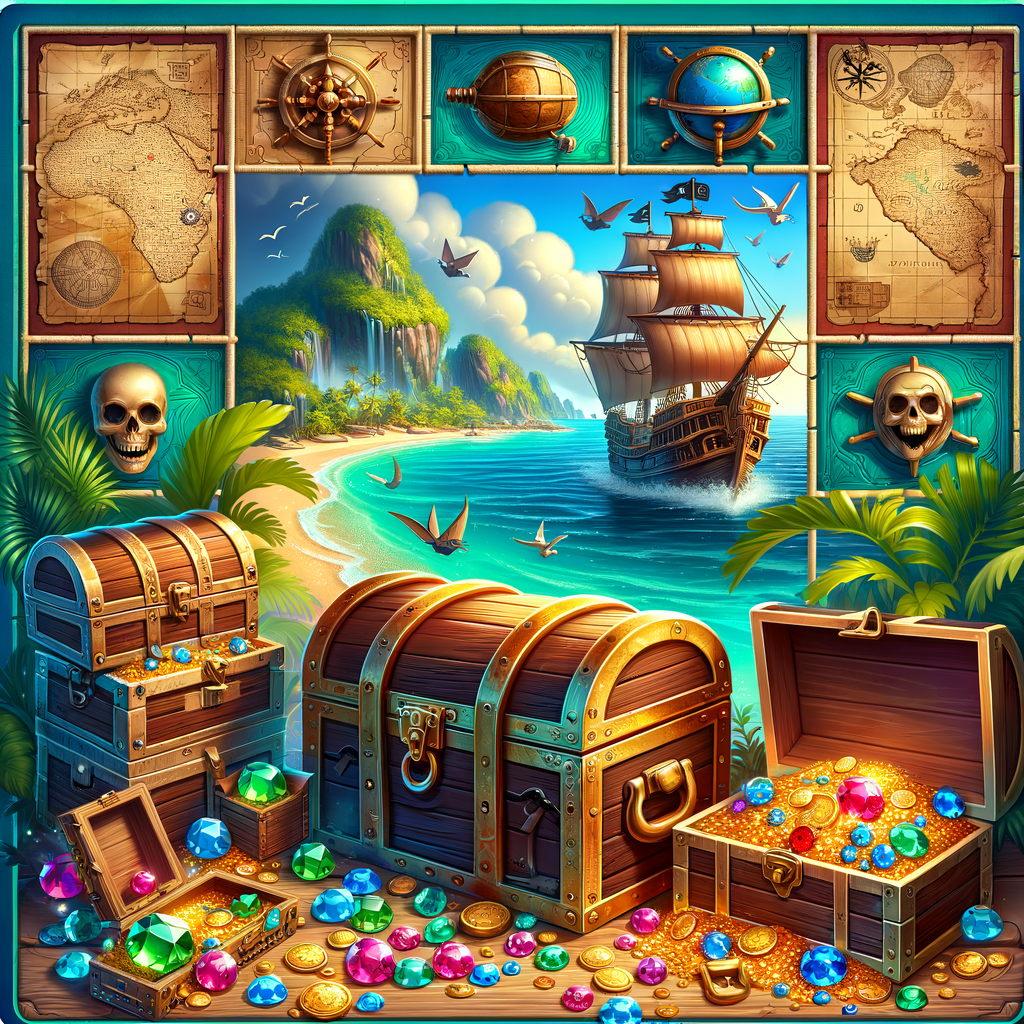 1 Reel – Caribbean Treasure Paradise